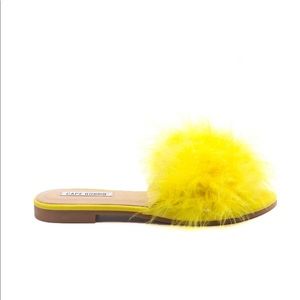Yellow “lemon drop” Flats